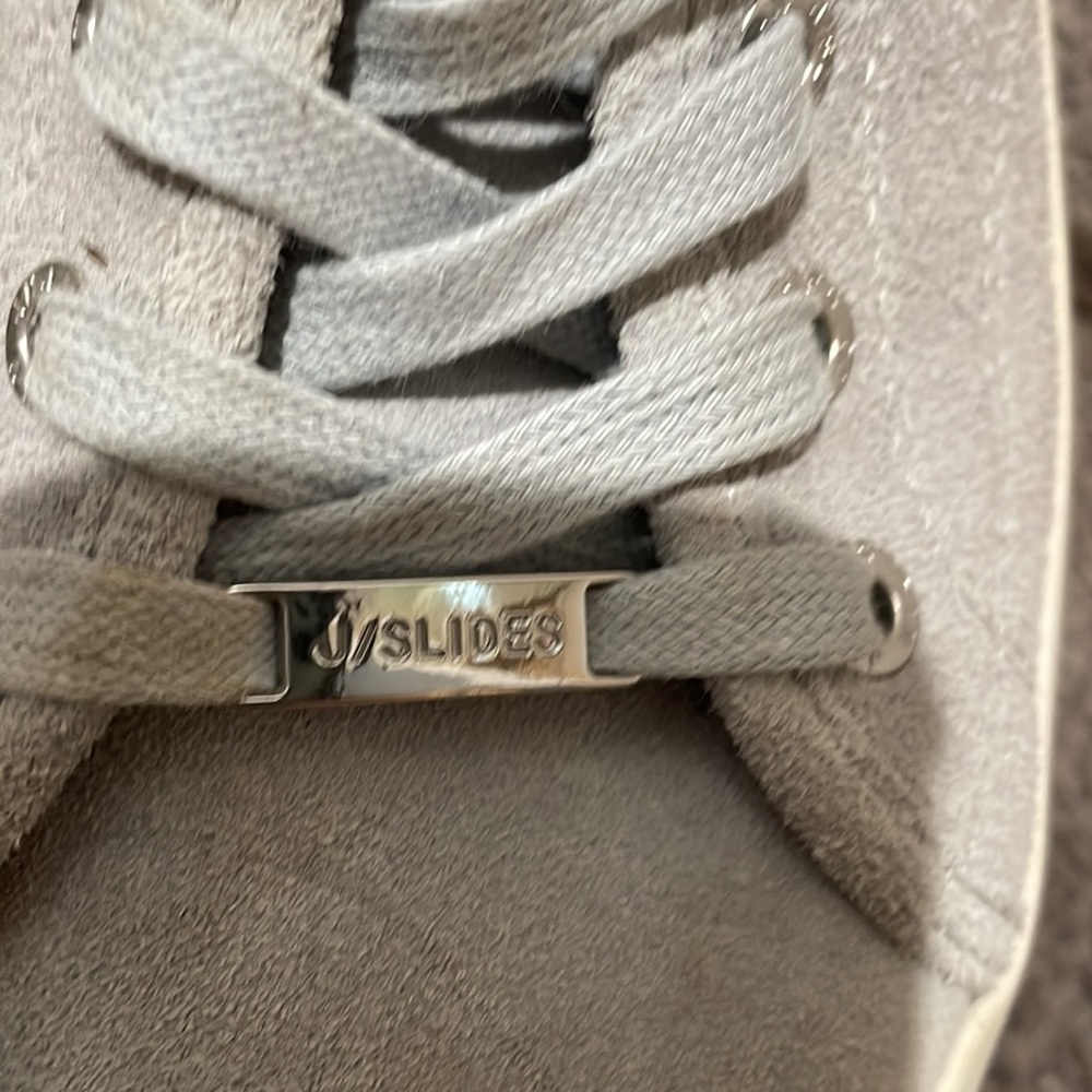 Platform suede sneakers. J/slides NYC size 8.5 - Picture 4 of 9